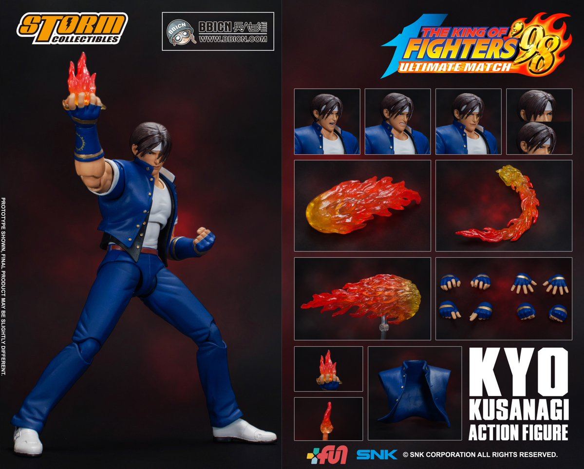 THE KING OF FIGHTERS '98 ULTIMATE MATCH PRE-PAINTED ACTION FIGURE: KYO KUSANAGI [2019 TOYSHOW LIMITED] Storm Collectibles