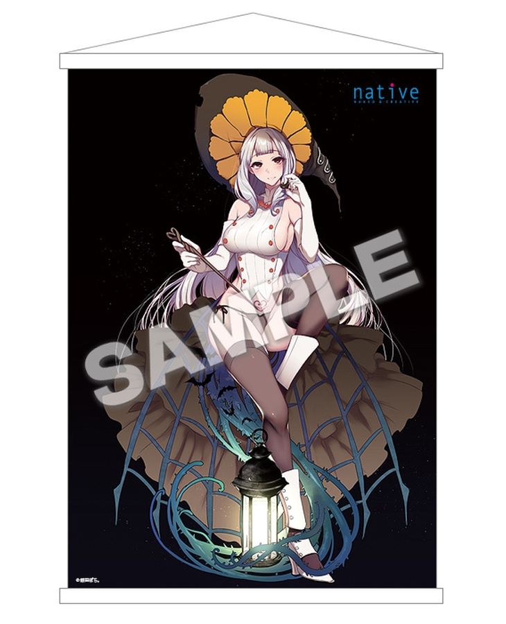 OCTOBER 31ST WITCH: MISS ORANGETTE WALL SCROLL Native