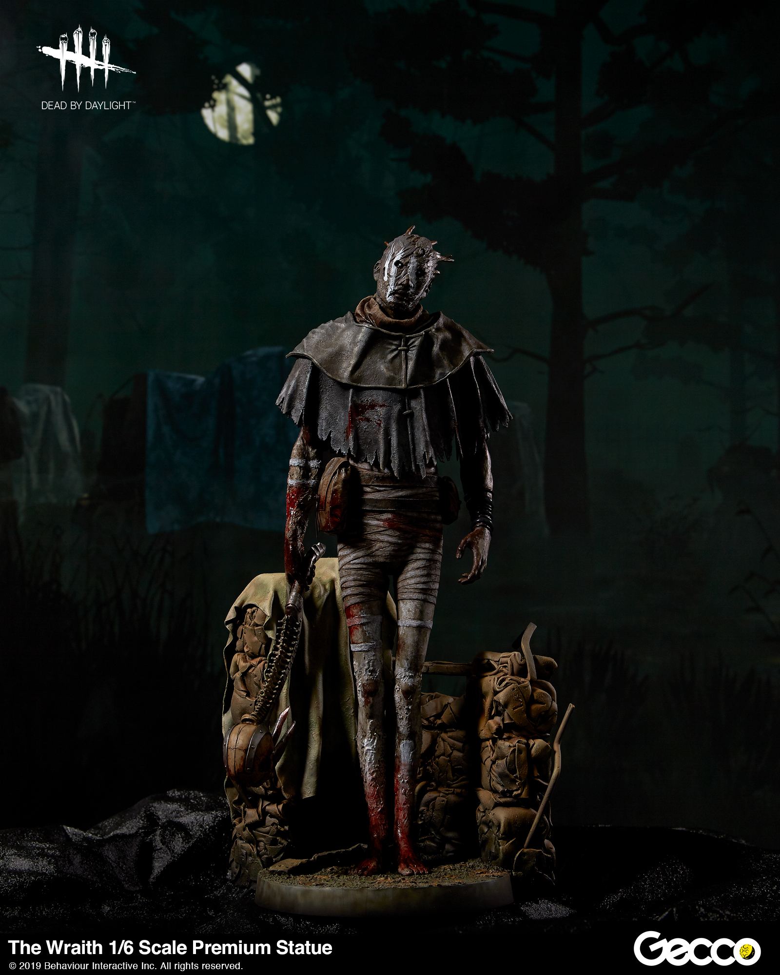 DEAD BY DAYLIGHT 1/6 SCALE STATUE: THE WRAITH Gecco