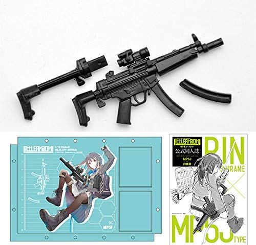 LITTLE ARMORY LS02 1/12 SCALE MODEL KIT: MP5 (F TYPE) RIN SHIRANE MISSION PACK Tomytec