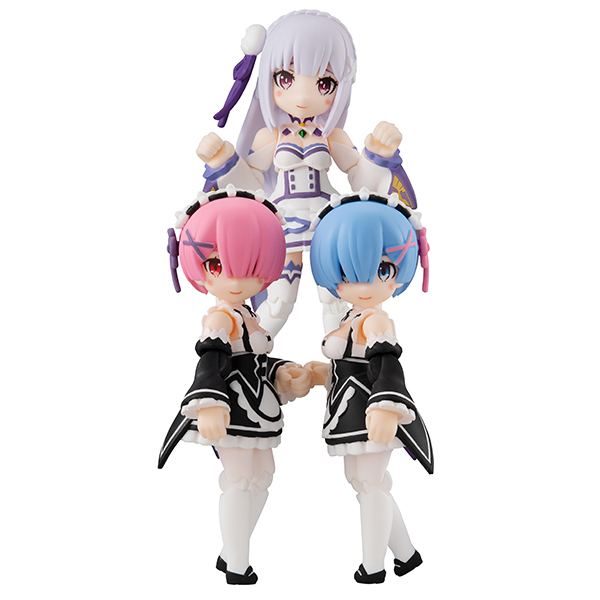 DESKTOP ARMY RE:ZERO -STARTING LIFE IN ANOTHER WORLD- (SET OF 3 PIECES) Mega House