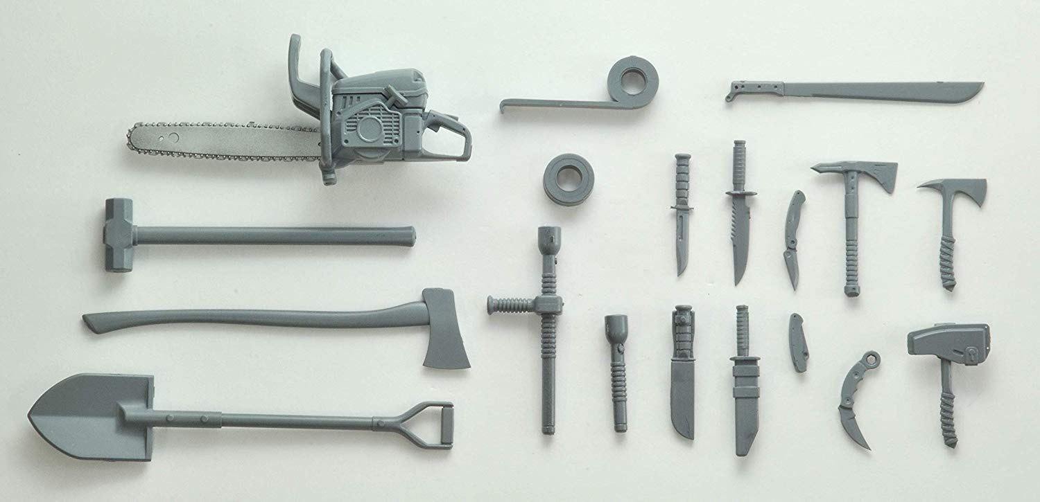 LITTLE ARMORY 1/12 SCALE MODEL KIT: LD026 MELEE WEAPON SET A Tomytec