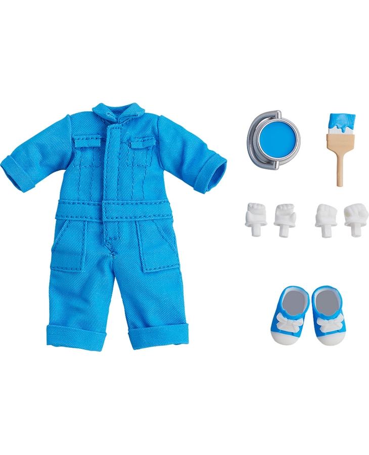 NENDOROID DOLL: OUTFIT SET (COLORFUL COVERALL - BLUE) Good Smile