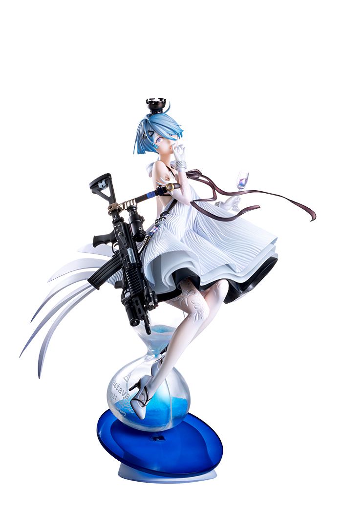 GIRLS' FRONTLINE 1/8 SCALE PRE-PAINTED FIGURE: ZAS M21 WHITE QUEEN VER. Hobbymax