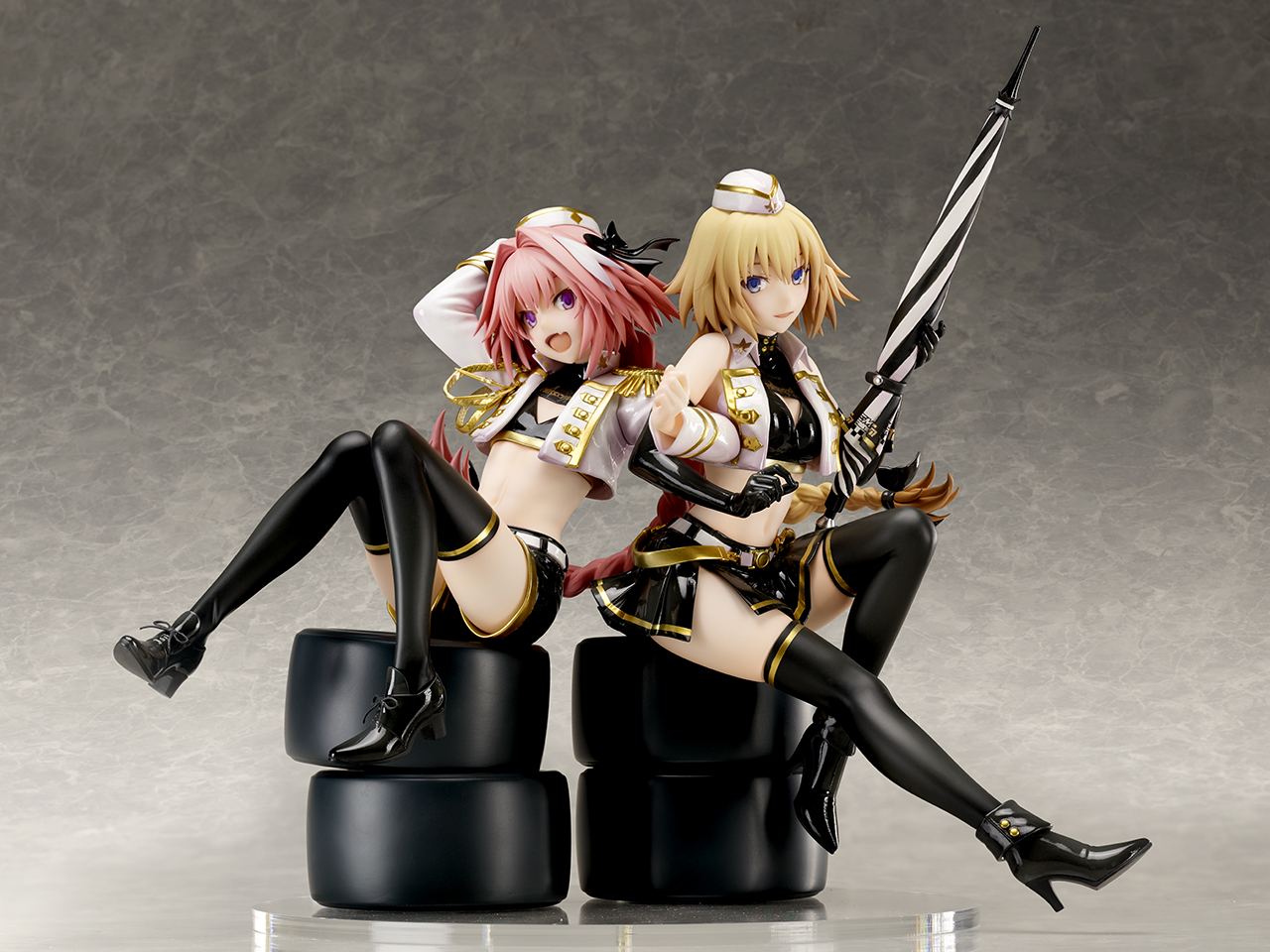 FATE/APOCRYPHA 1/7 SCALE PRE-PAINTED FIGURE: JEANNE D'ARC & ASTOLFO TYPE-MOON RACING VER. Stronger Co., Ltd
