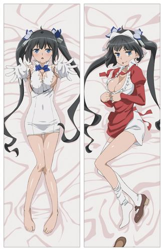 IS IT WRONG TO TRY TO PICK UP GIRLS IN A DUNGEON? II DAKIMAKURA COVER 2WAY TRICOT: HESTIA Cospa