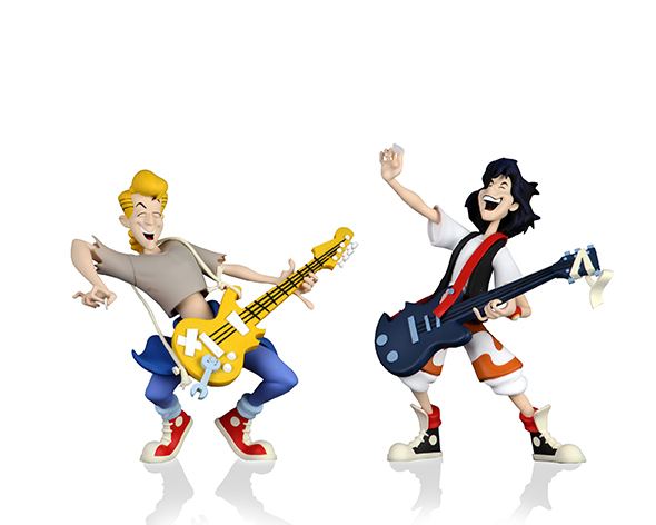 BILL AND TED'S EXCELLENT ADVENTURE 6" SCALE ACTION FIGURE: TOONY CLASSICS BILL AND TED (2-PACK) NECA