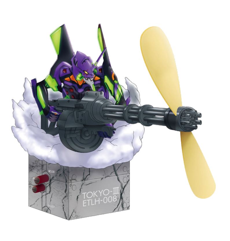 ELECTROYS EVANGELION 1.0 YOU ARE (NOT) ALONE.: EVANGELION EVA-01 GATLING FAN REAL TOKYO-III VER. Tops