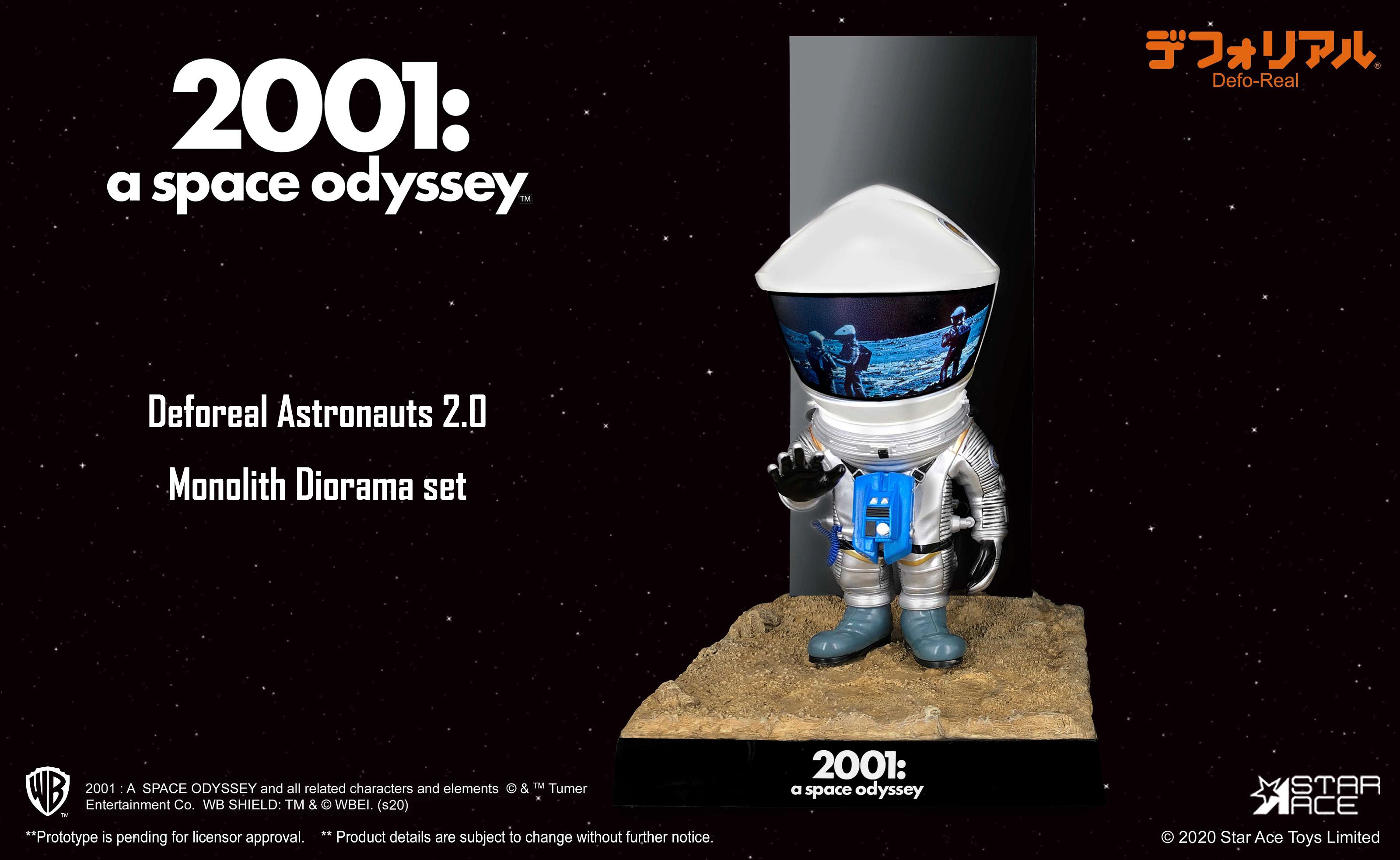 DEFOREAL 2001 A SPACE ODYSSEY: ASTRONAUTS 2.0 MONOLITH DIORAMA SET Star Ace Toys