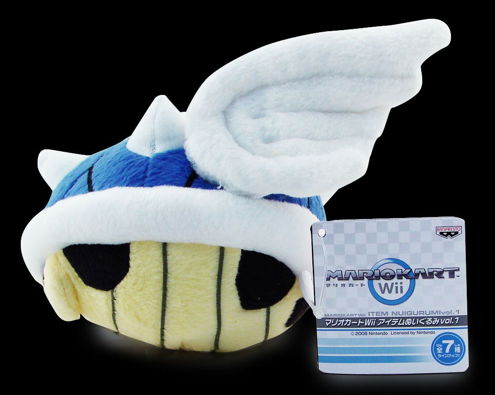 mario kart blue shell plush