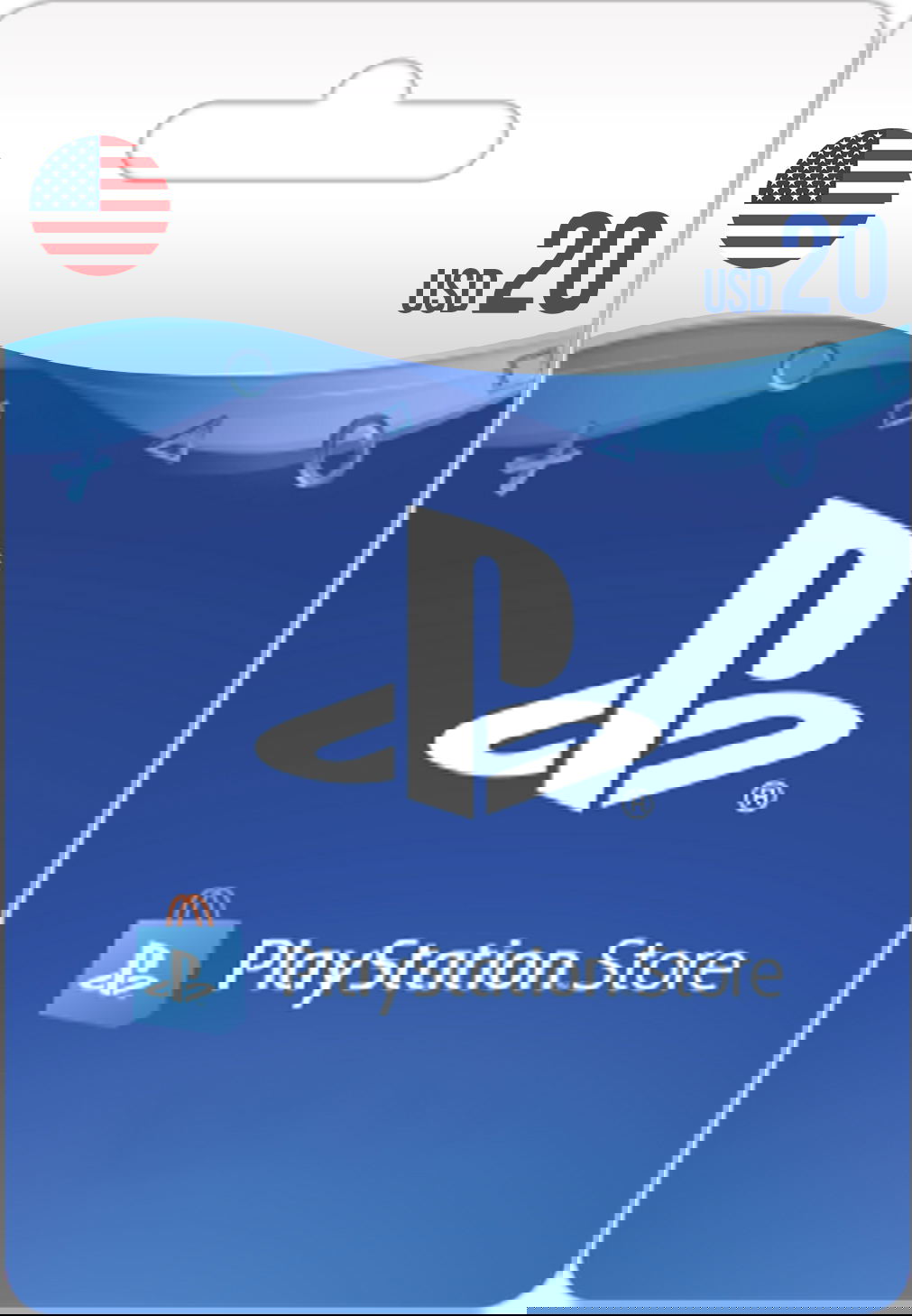 PSN Card 20 USD Playstation Network US digital