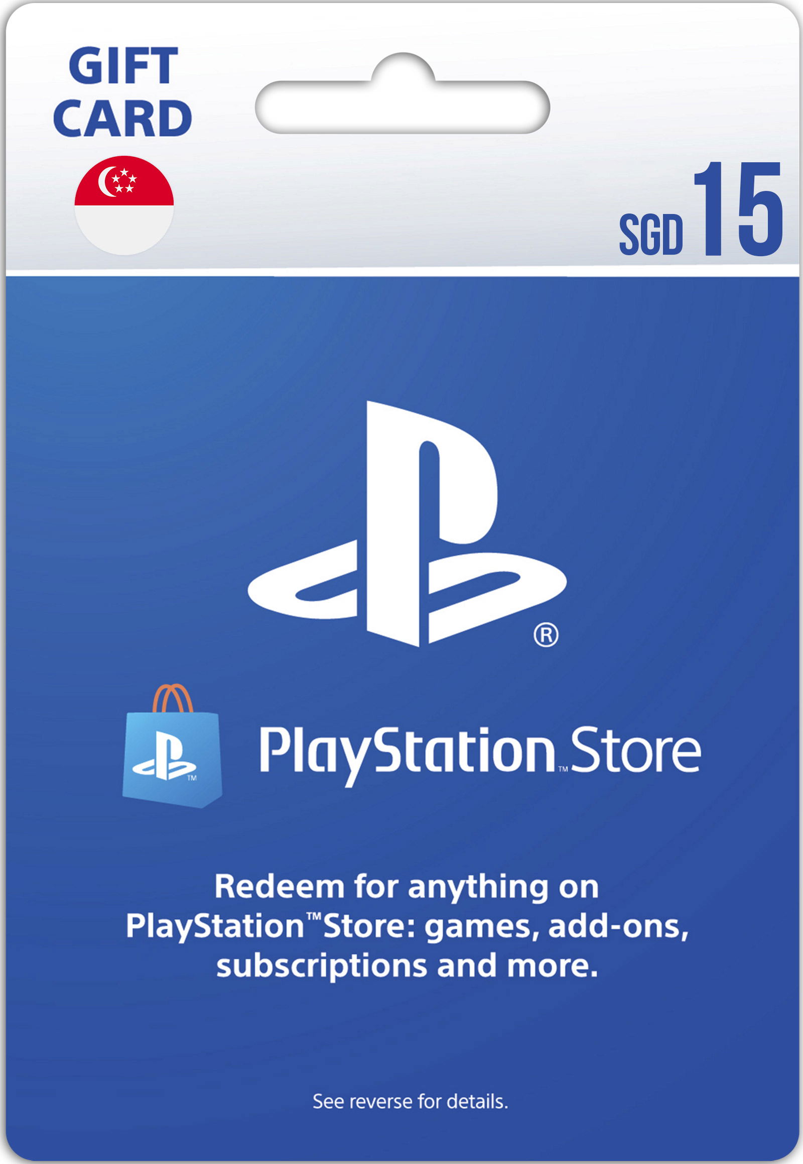 PSN Card 15 SGD | Playstation Network Singapore digital