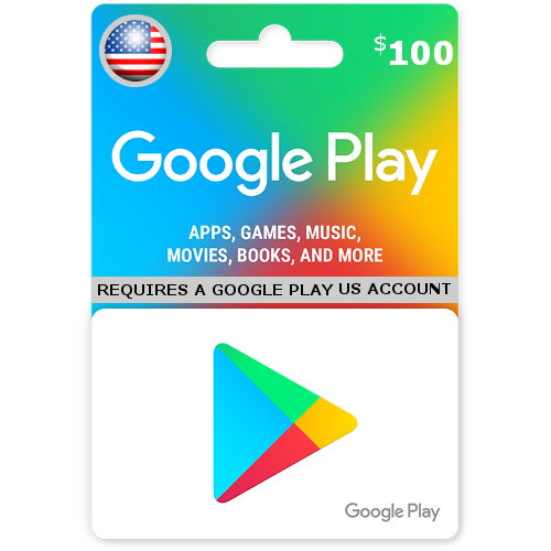 Google Play USD 100 Gift Card | US Account Digital