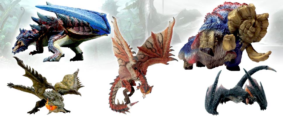 monster hunter trading figures