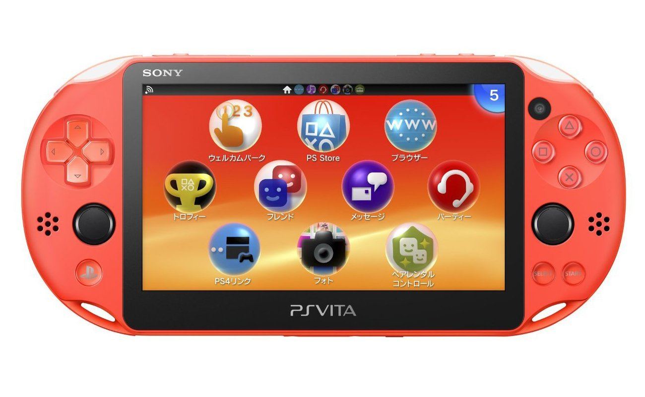 Ps Vita Games Ps Vita Consoles Ps Vita Accessories - ps vita playstation vita new slim model pch 2000 neon orange