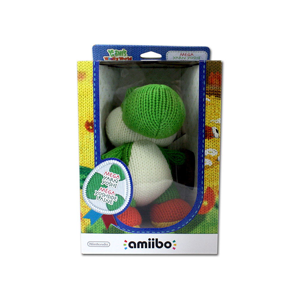 yoshi's woolly world mega yarn yoshi amiibo