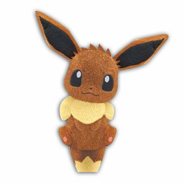 large plush eevee