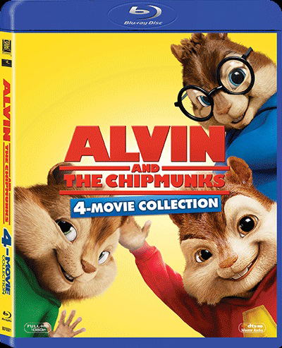 Alvin And The Chipmunks 4-Movie Collection [Blu-ray Boxset]