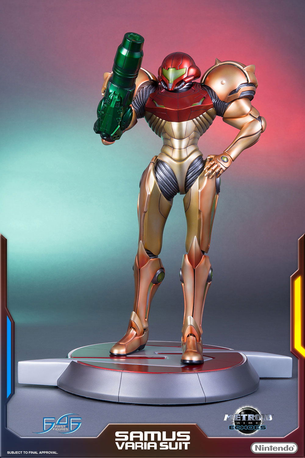 samus varia suit statue