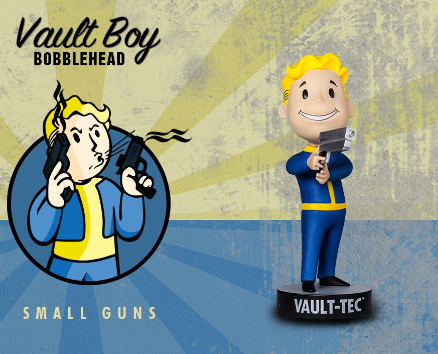 Fallout 3 Vault Boy 101 Bobbleheads Series Three Small Guns