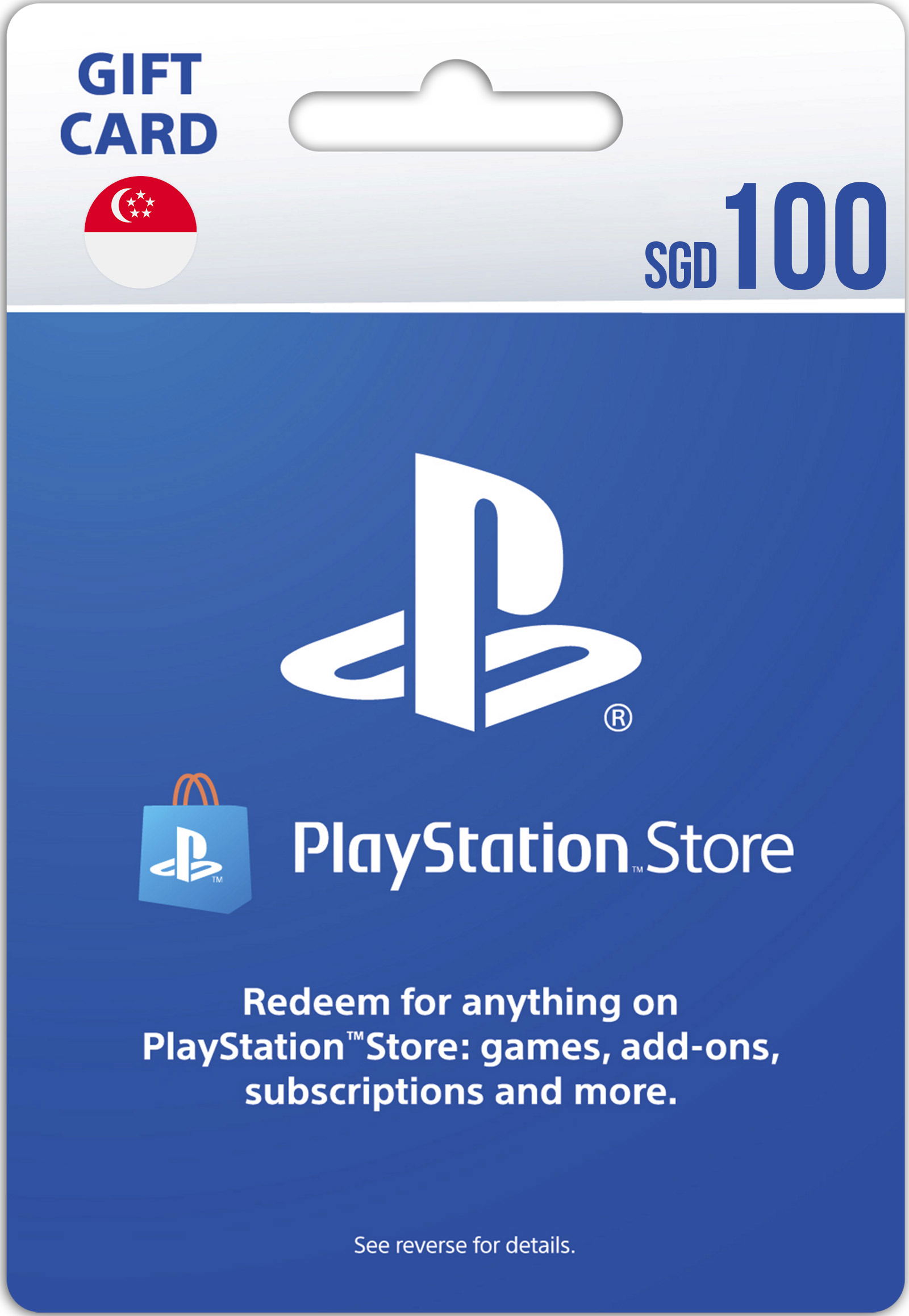 PSN Card 100 SGD | Playstation Network Singapore digital