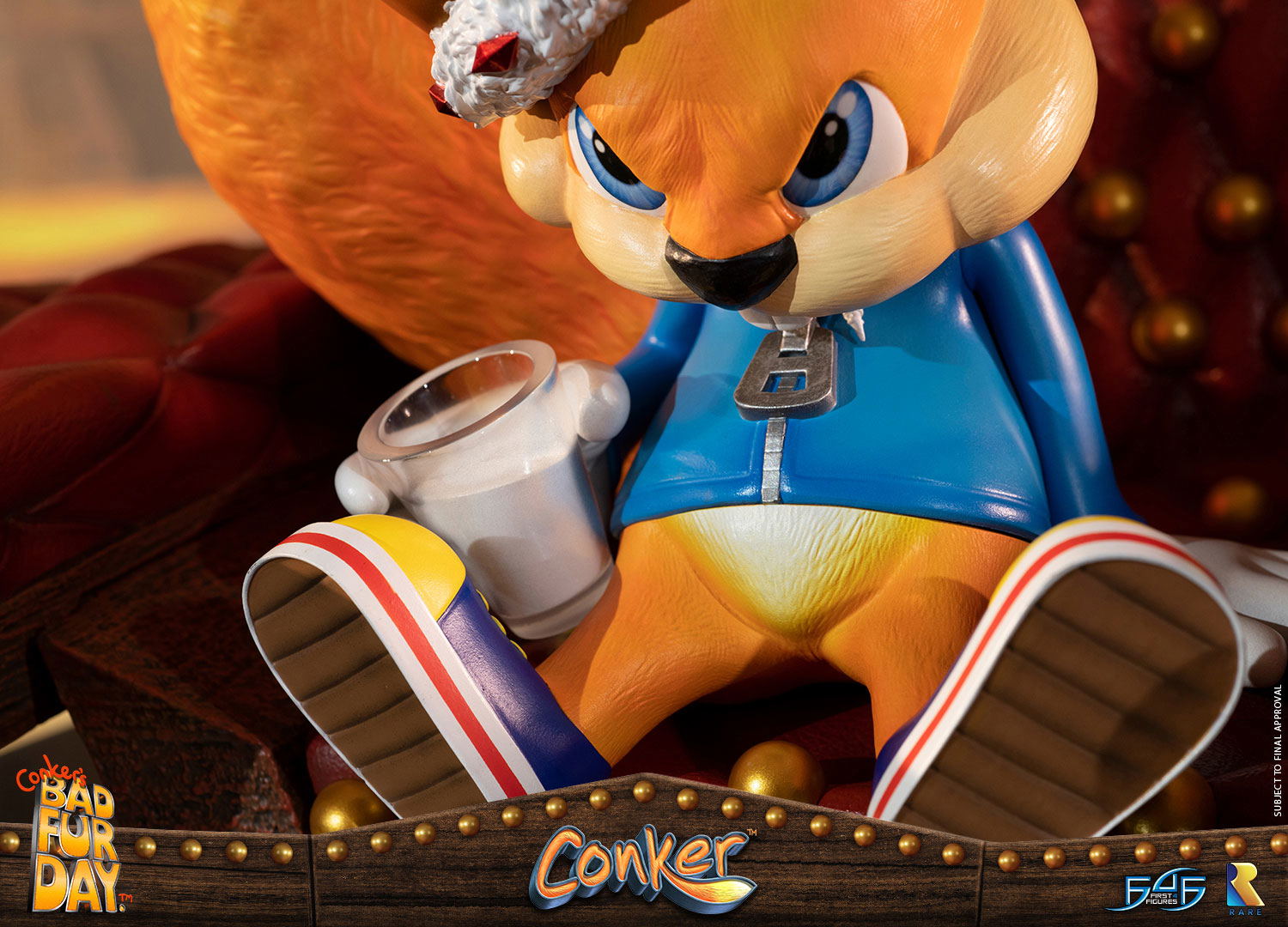 conker's bad fur day statue