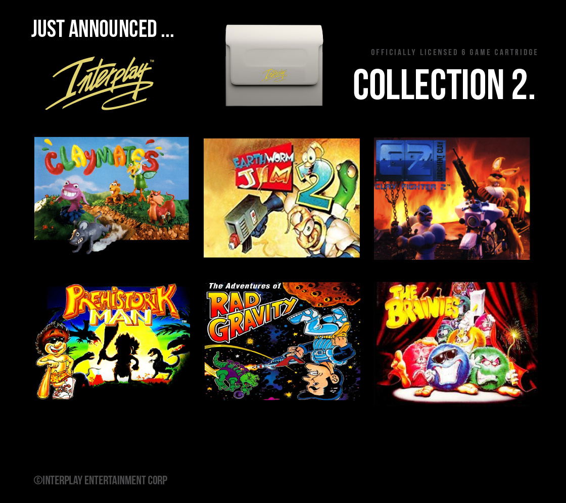 Evercade Multi Game Cartridge Interplay Collection 2