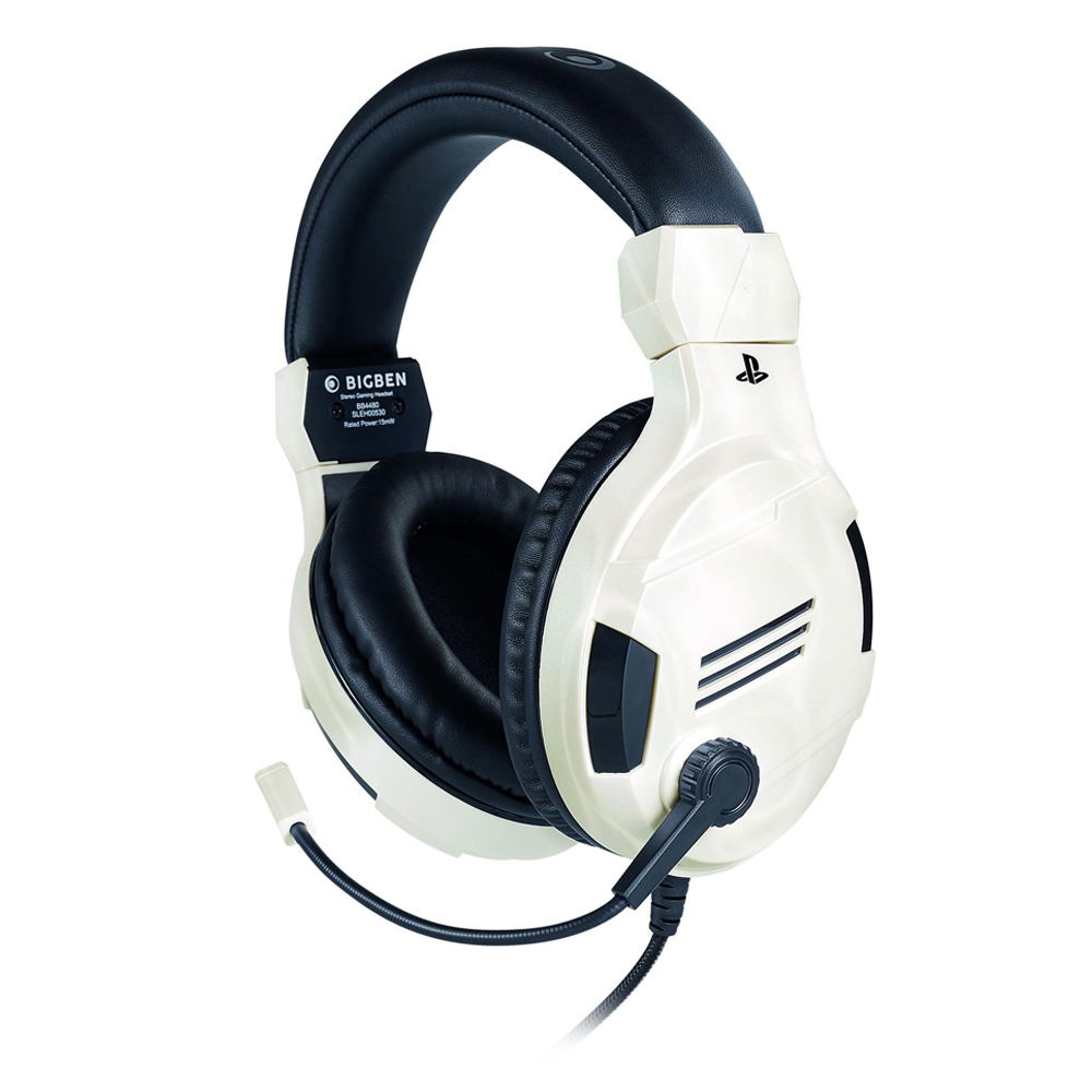 Bigben Stereo Gaming Headset V3 for PS4/PC/MAC (White)