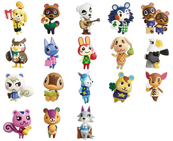 Animal Crossing Mini Figures (Set of 10 pieces) (Re-run)