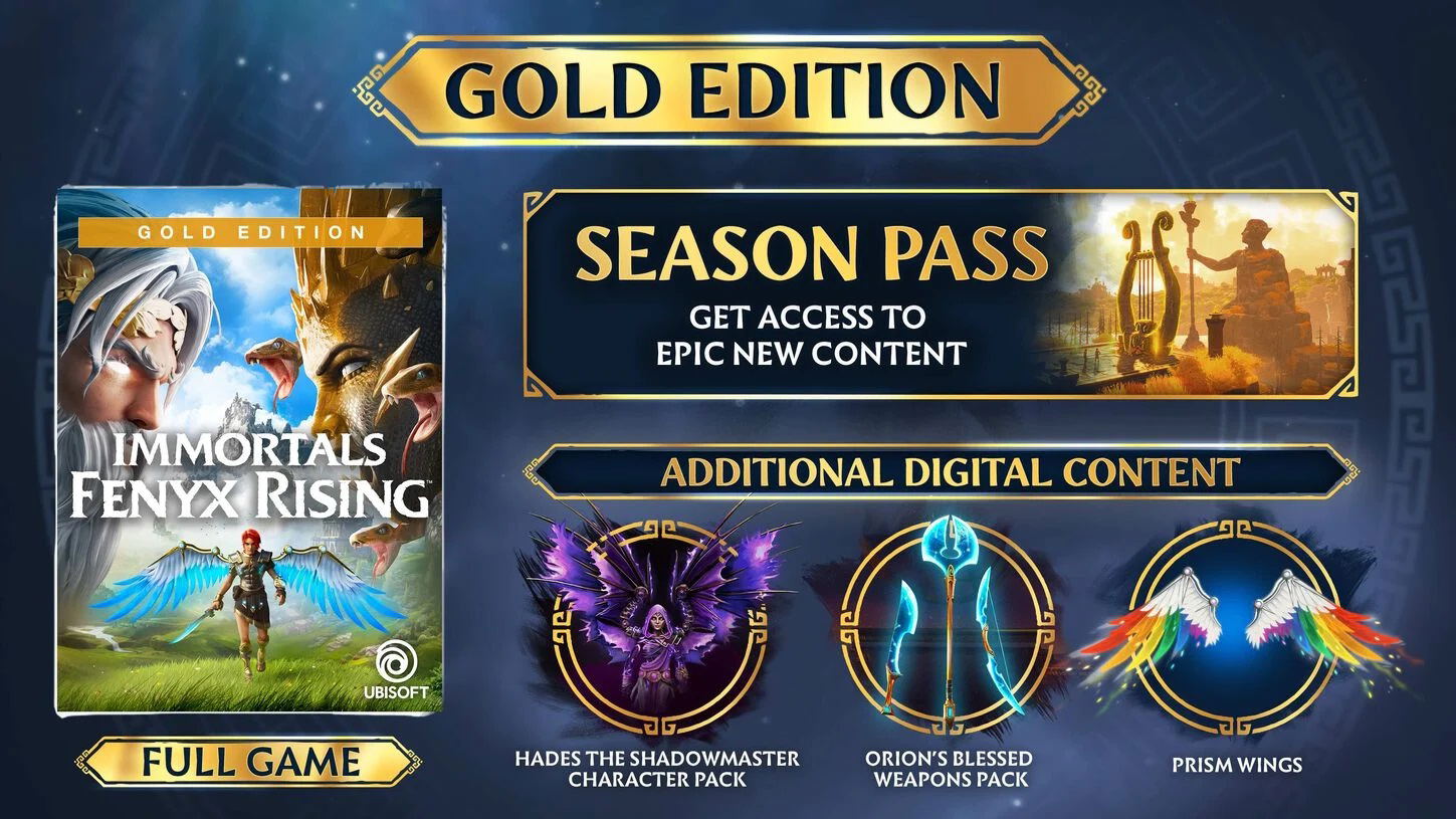 Immortals fenix rising gold edition что входит