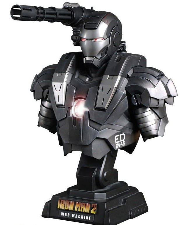 Iron Man 2 14 Scale Bust Pre Painted Statue War Machine