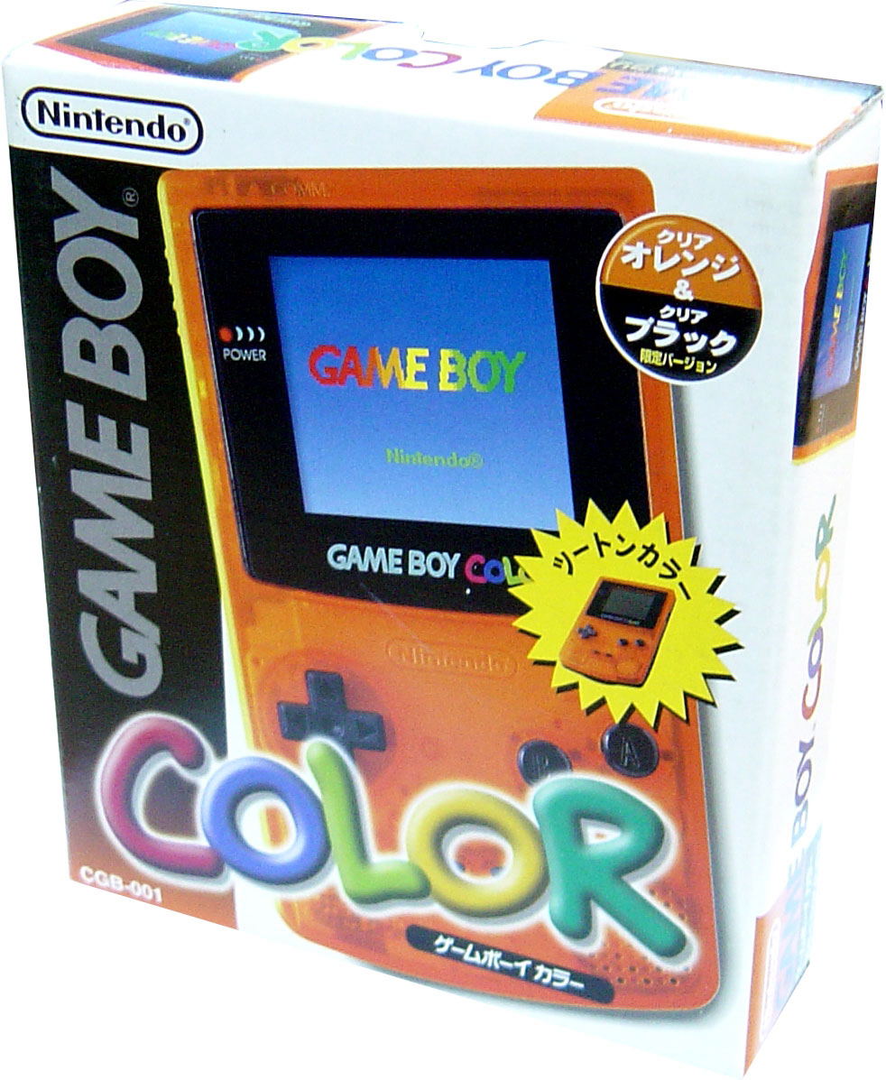 Game Boy Color Console - clear orange