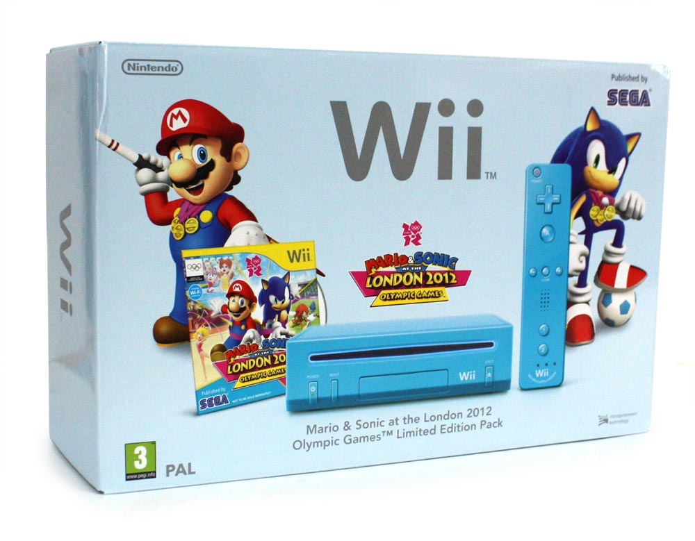 Consoles WII CONSOLE MARIO & SONIC AT THE LONDON 2012 OLYMPIC GAMES LE PACK / AS NEW (BOXED