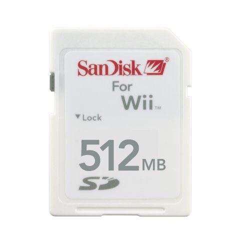 SanDisk 512MB SD Card for Wii