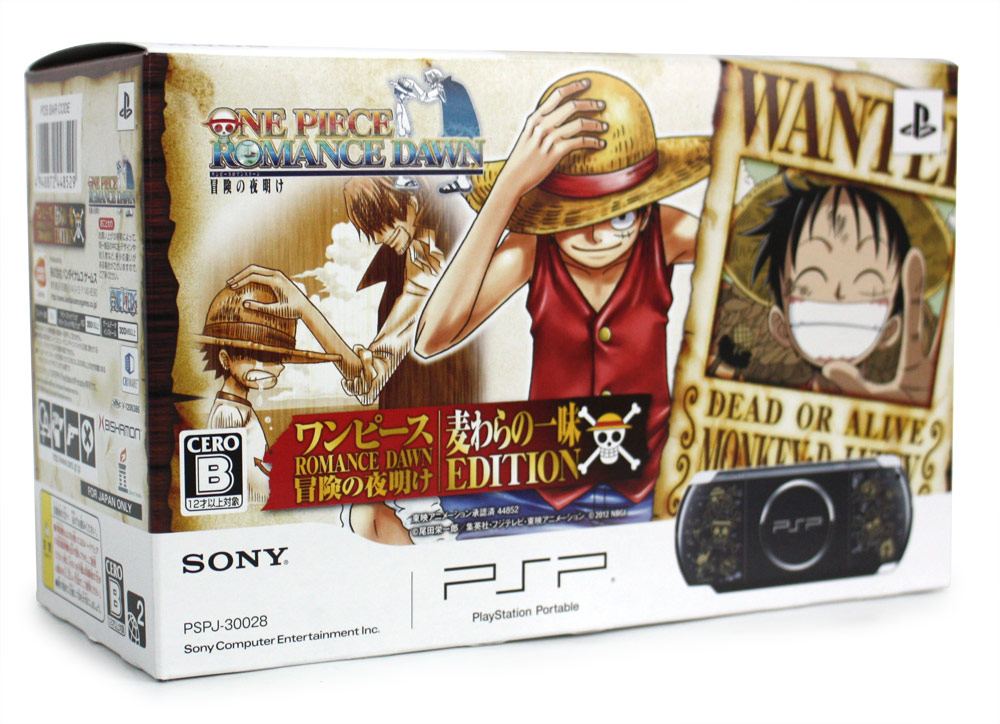 Psp Playstation Portable Slim Lite One Piece Romance Dawn Limited Edition