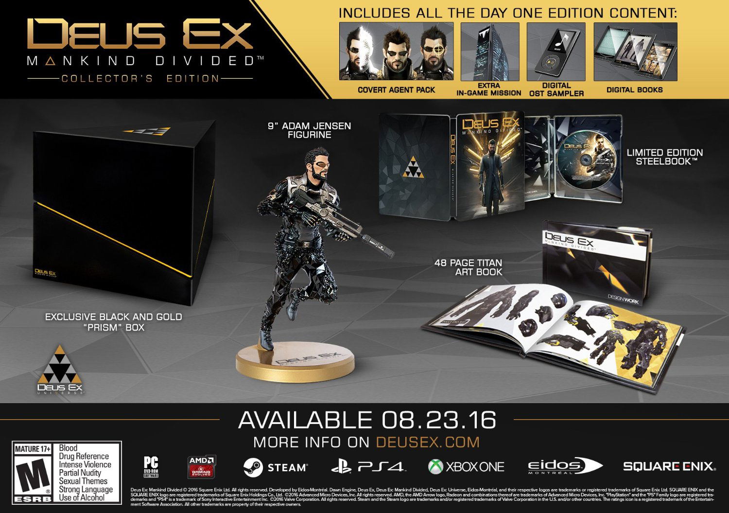 Deus Ex Mankind Divided Collectors Edition English - 