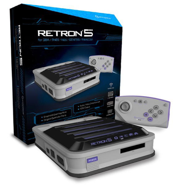  Hyperkin RetroN 5 Gaming Console Gray 