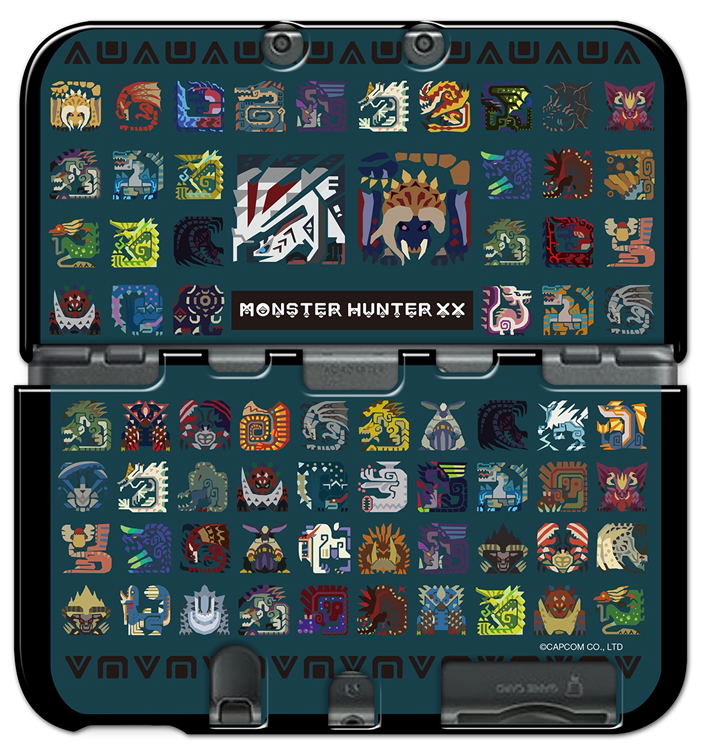 Monster Hunter XX Cover for New 3DS LL (Monster Icon)