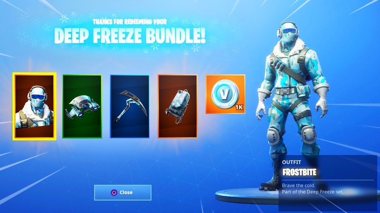 Fortnite Deep Freeze Bundle Digital - 