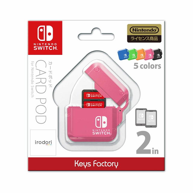 Card Pod For Nintendo Switch Pink