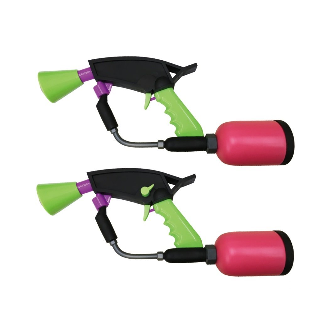 Splatoon 2 Spline Maneuver Water Gun Neon Pink