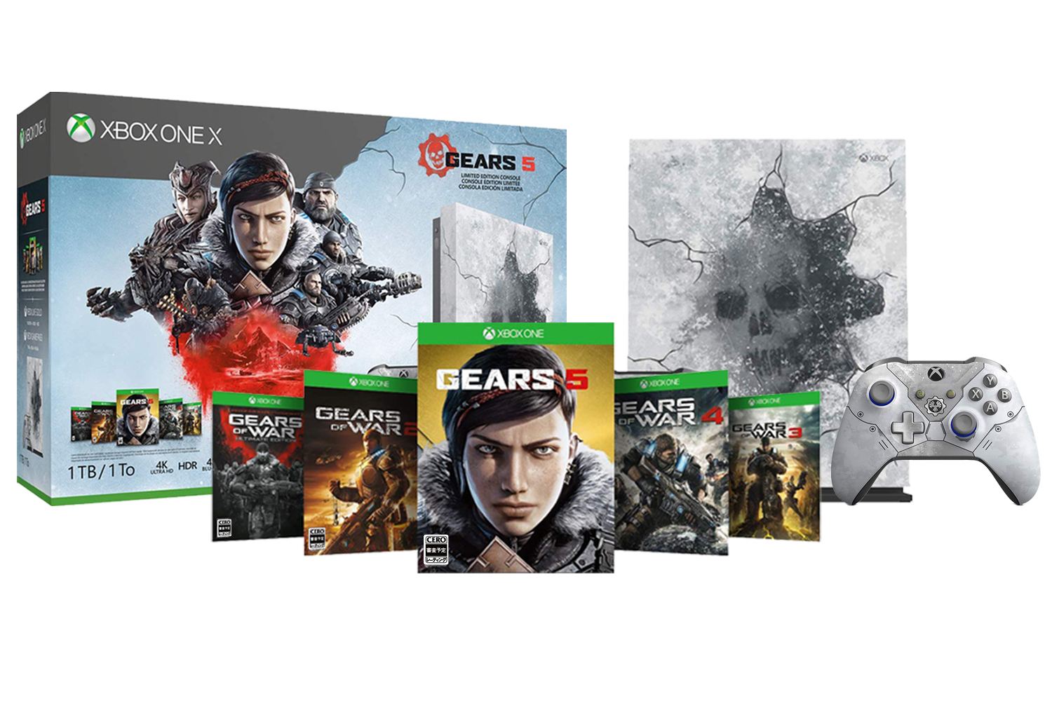 xbox one x special edition gears of war