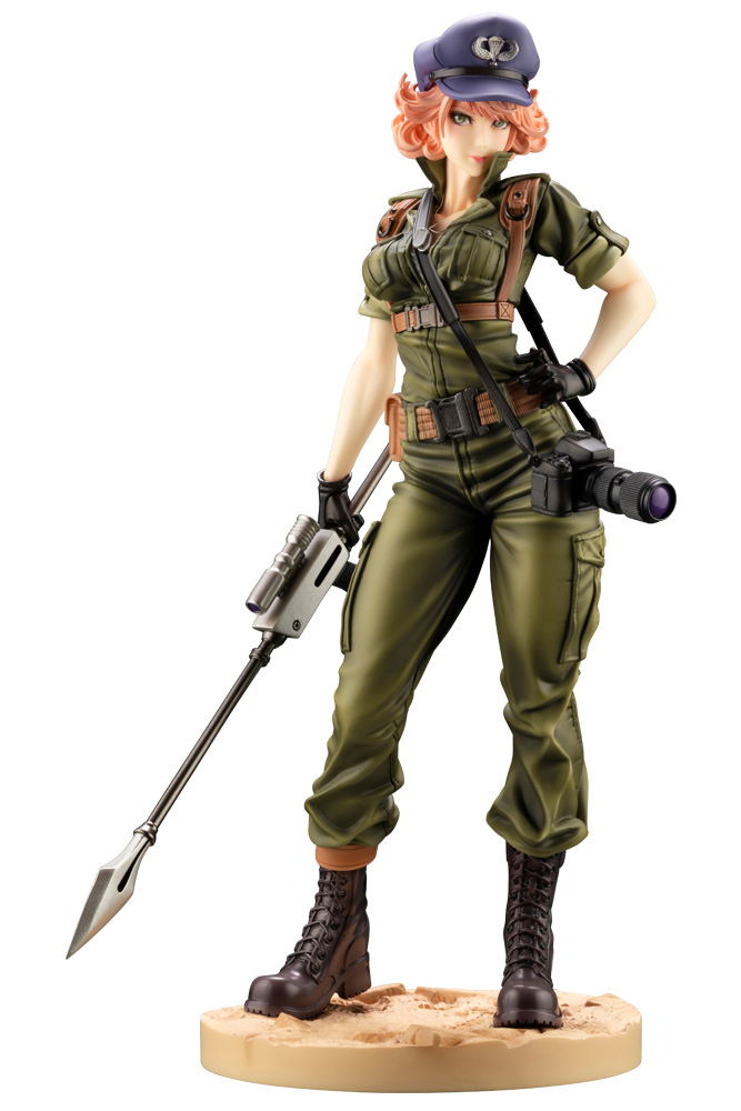 Gi Joe Bishoujo Gi Joe 17 Scale Pre Painted Figure Lady Jaye