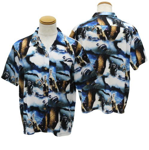 hawaiian godzilla shirt