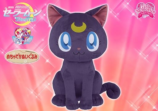 Anime Sailor Moon Pet Cat Luna Plush Doll Stuffed Toys 20cm Animal Doll Gifts