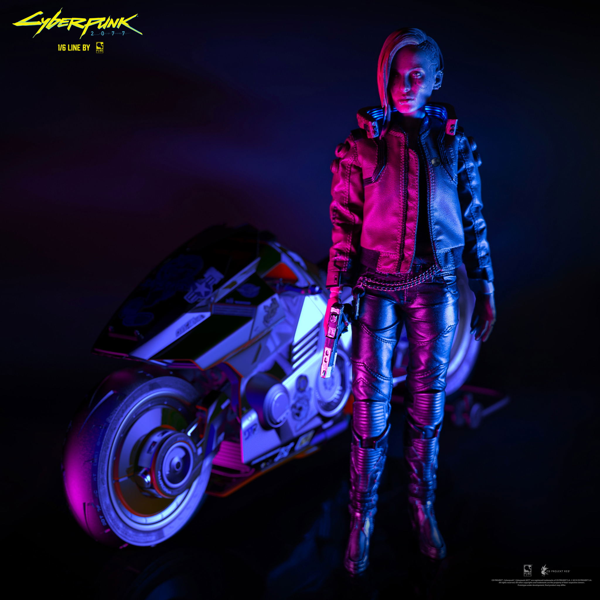 Cyberpunk 2077 1 6 Scale Action Figure Yaiba Kusanagi Bundle