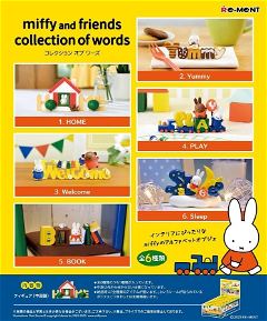 Miffy - Miffy and Friends Collection of Words (Set of 6 Pieces) Re-ment 