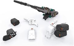 Zoids HMM 1/72 Scale Plastic Model Kit: Zoids Customize Parts Dual Sniper Rifle & AZ Five Launch Missile System Set Kotobukiya 