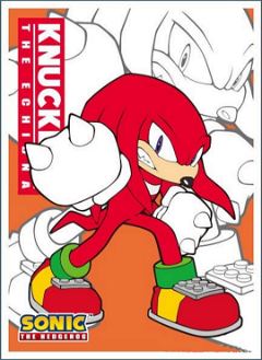 Sonic The Hedgehog Character Sleeve: Knuckles EN-1189 Ensky 