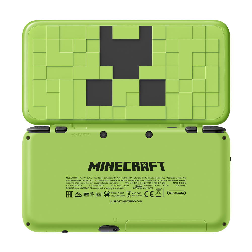 Minecraft New Nintendo 2DS LL Creeper Edition